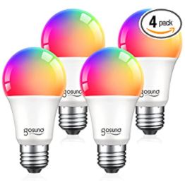 Alexa Smart Light Bulbs Color Changing 4 Pack