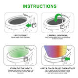 16/8 Color Toilet Seat Lights - AIVI-X