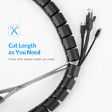 1 Pcs 1.5/2m Flexible Spiral Cable Organizer-AIVI-X