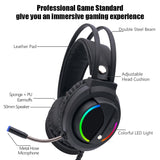 Wired Gaming Headset 7.1 Sound Surround RGB Light-AIVI-X