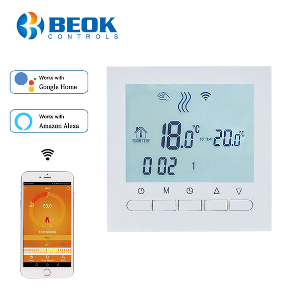 Programmable Smart WIFI Thermostat with Kid Lock-AIVI-X