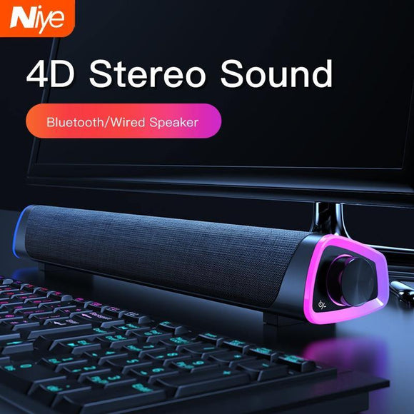 4D Computer Speaker Bar Stereo Sound - AIVI-X